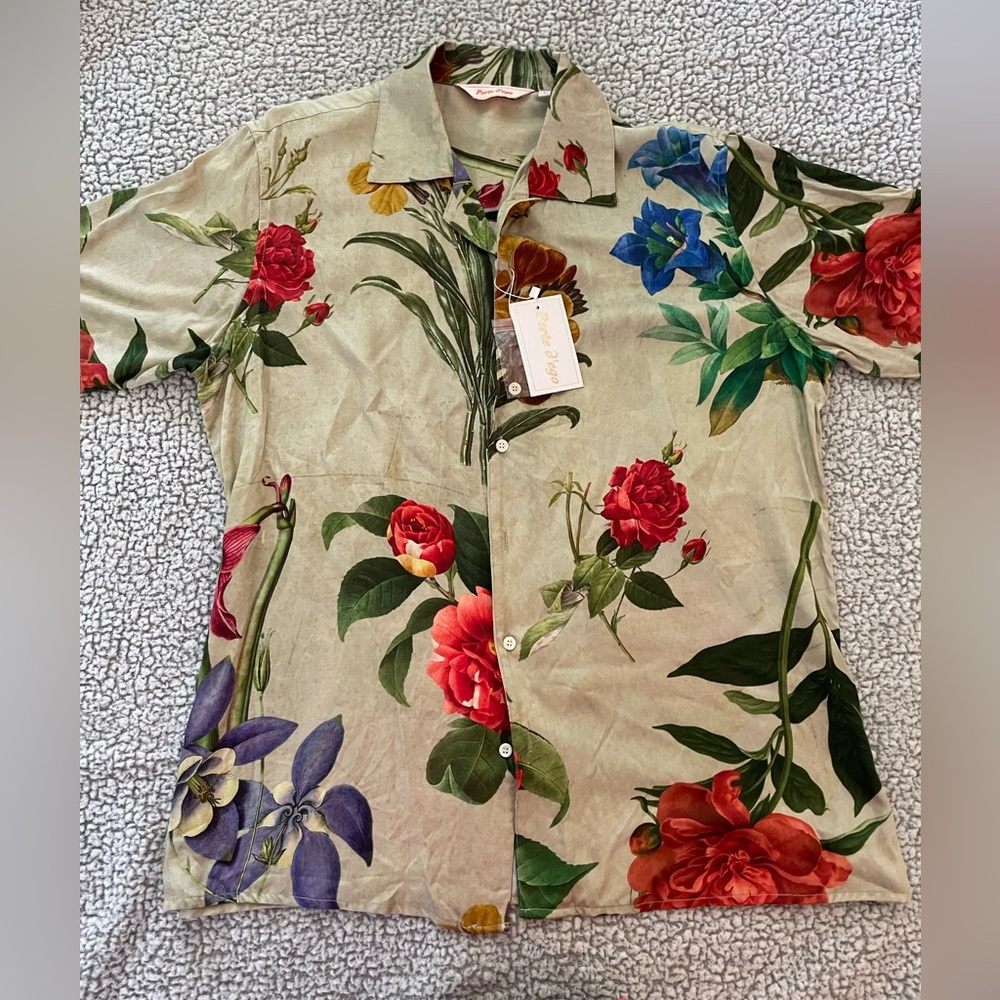 Perte d’ego men’s floral shirt